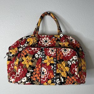 Vera Bradley Frame Travel Weekender Bag Bittersweet Soft Overnight Bag No Strap